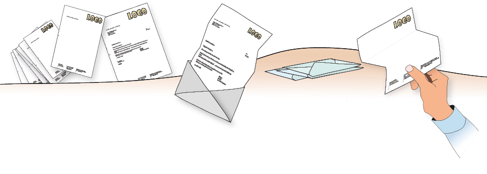 Visitenkarten-Header-Briefpapier